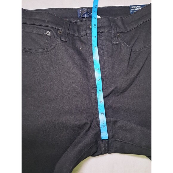 J. Crew Tall Essential Straight Jean In All Day Stretch Black BT023 T29 NWT - Picture 10 of 12